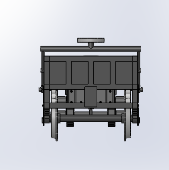 精致微型拖拉车模型三维设计