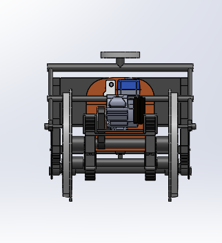 精致微型拖拉车模型三维设计