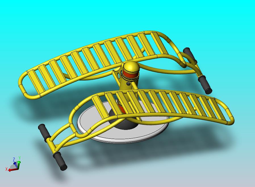健身器材之仰卧起坐训练仪