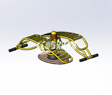 健身器材之仰卧起坐训练仪