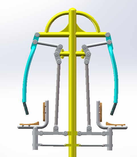 健身器材之胸肌训练器