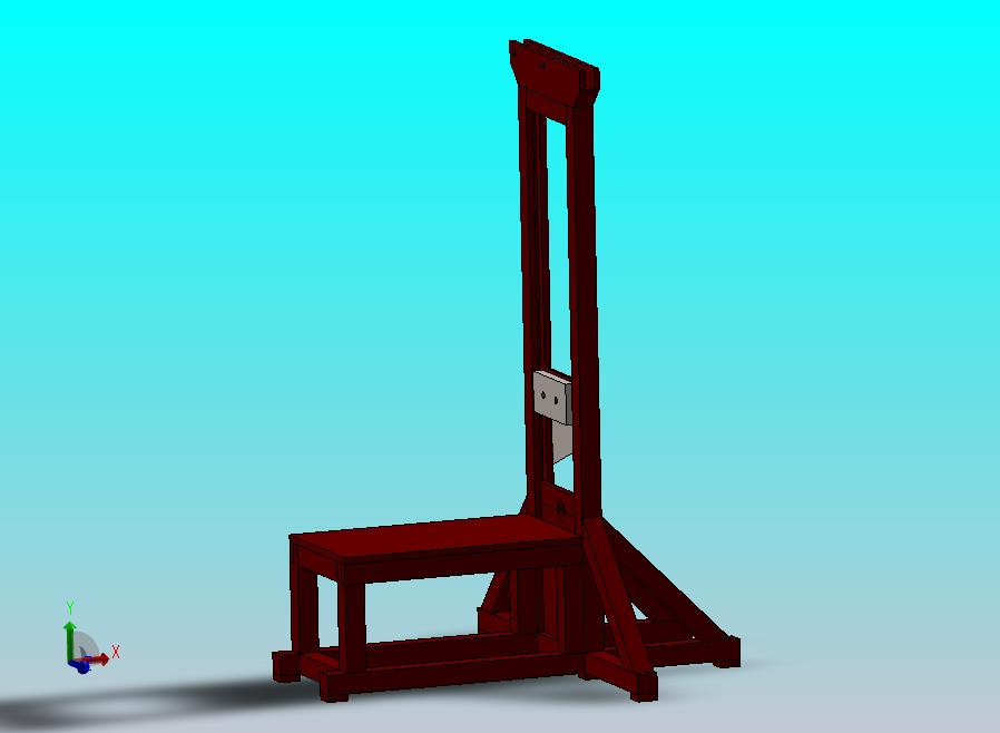 迷你断头台模型