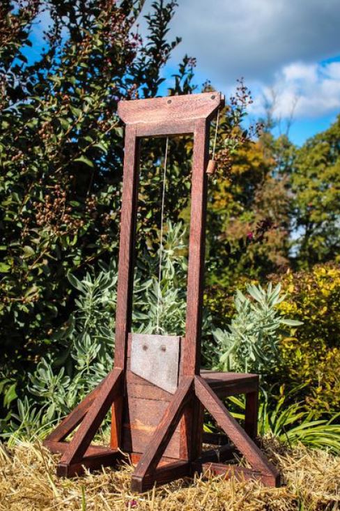 迷你断头台模型