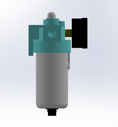 气动三连件三维模型设计