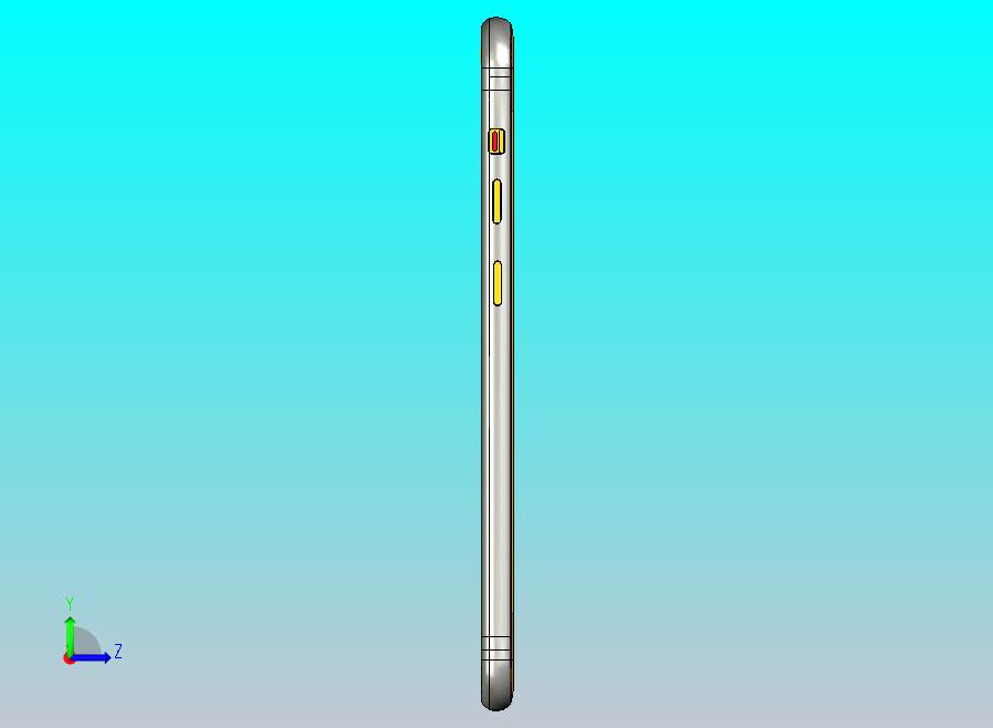 苹果手机模型三维结构设计