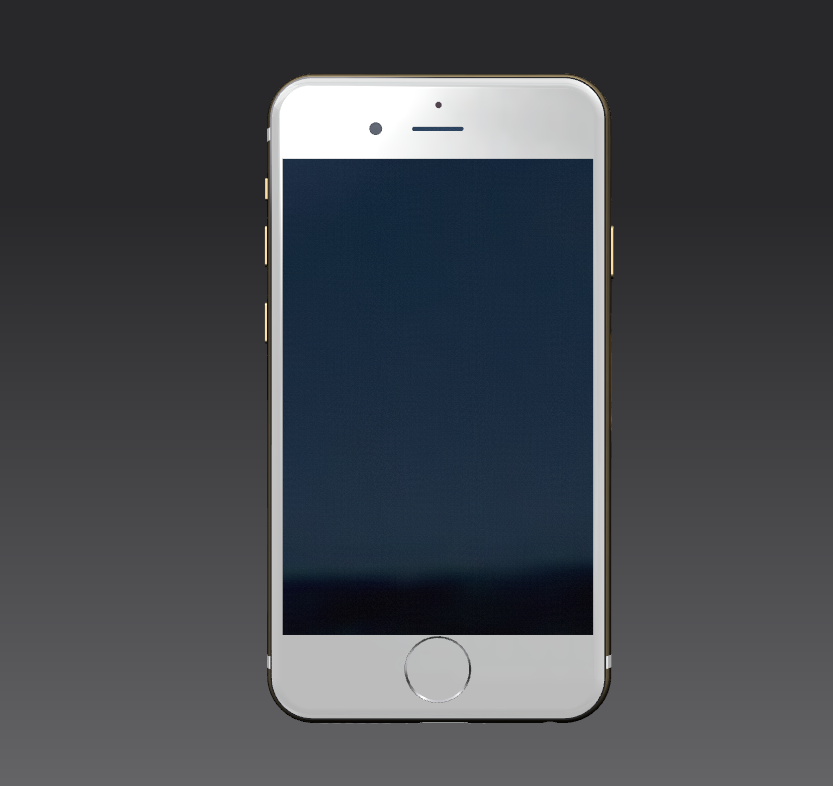 苹果手机模型三维结构设计