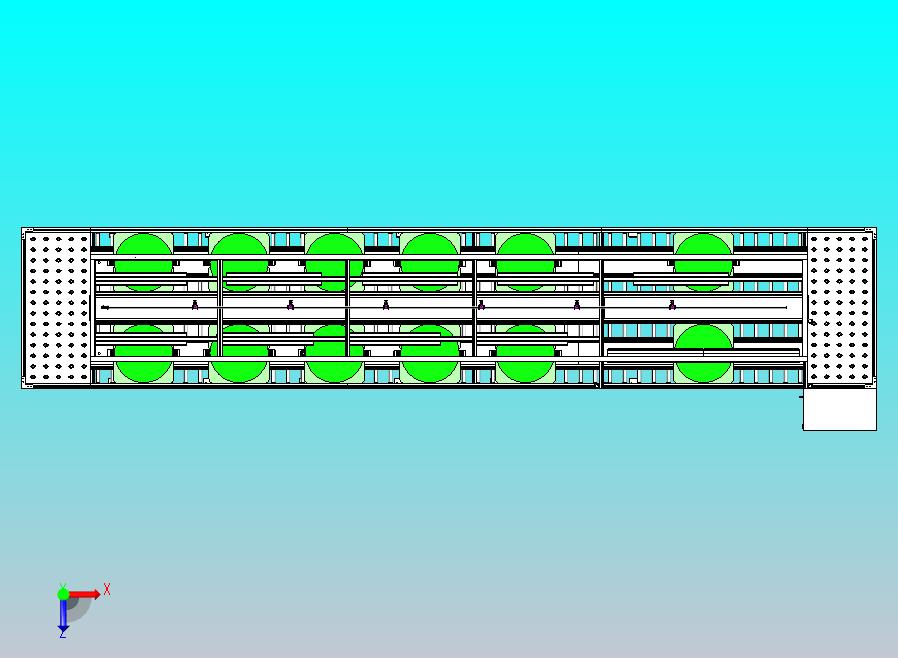 无动力滚筒线，每个工位带主挡与止回，手动阀放行