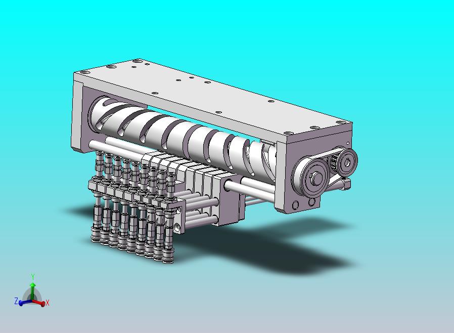 7-变距机构9皮带传动）