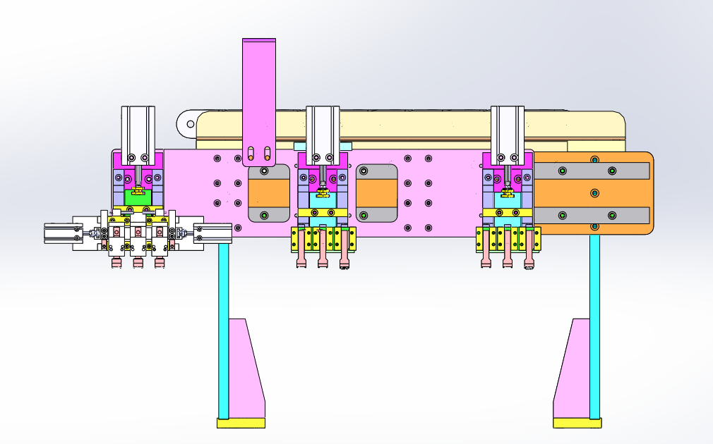 35-自右向左搬运分料变间距模组