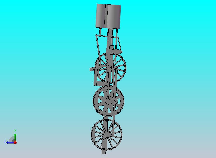 蒸汽机连杆机构（运动研究）