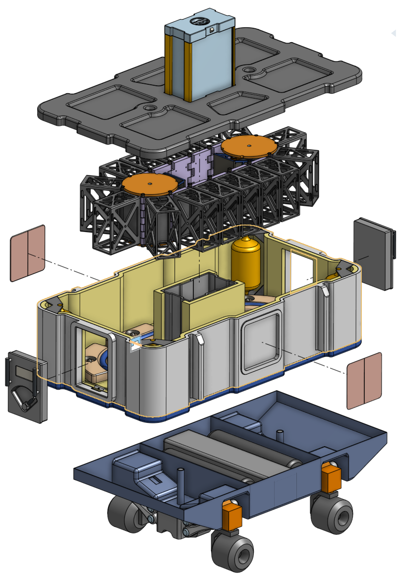 月球漫游移动船