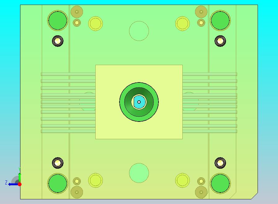 电视遥控器注塑模具