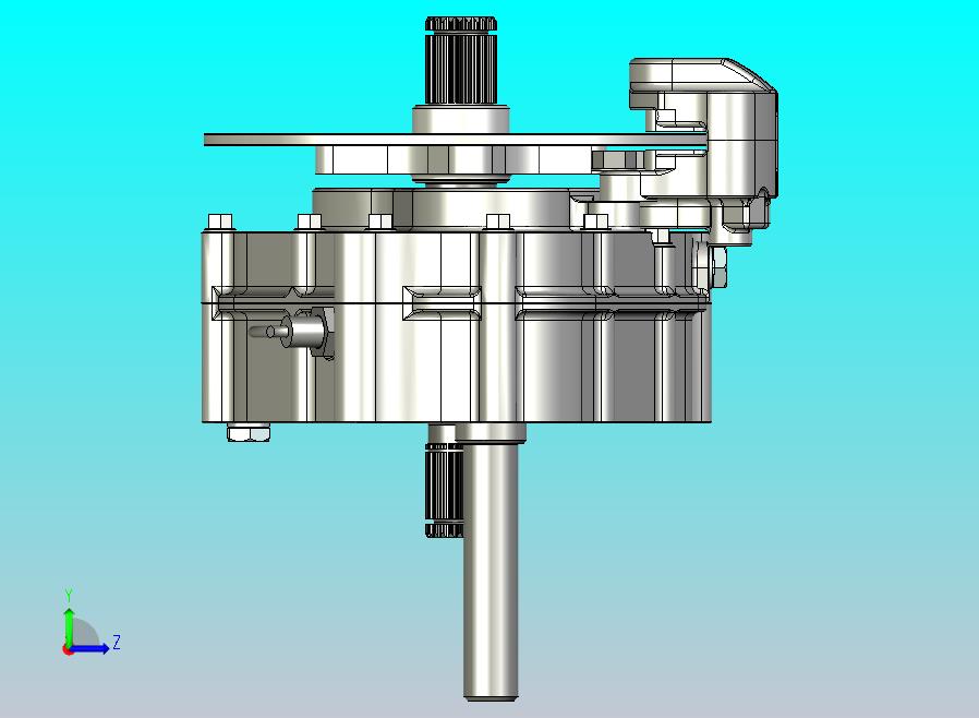 巴哈赛车变速箱与中央制动器