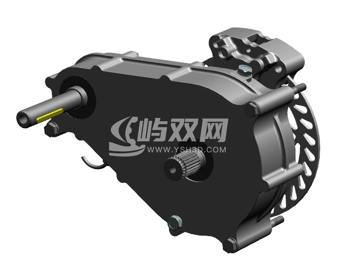 巴哈赛车变速箱与中央制动器