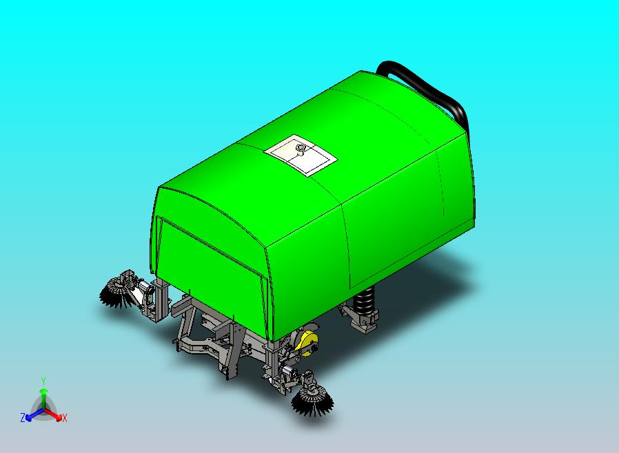 机械道路清扫地车