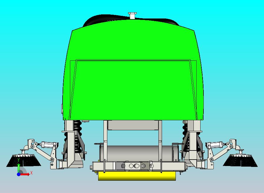 机械道路清扫地车