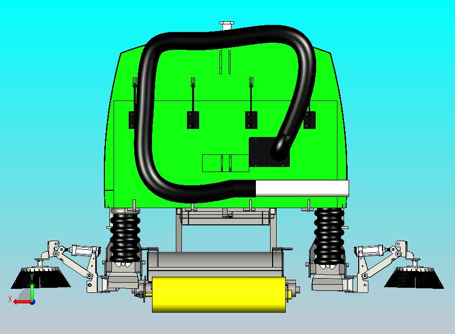 机械道路清扫地车