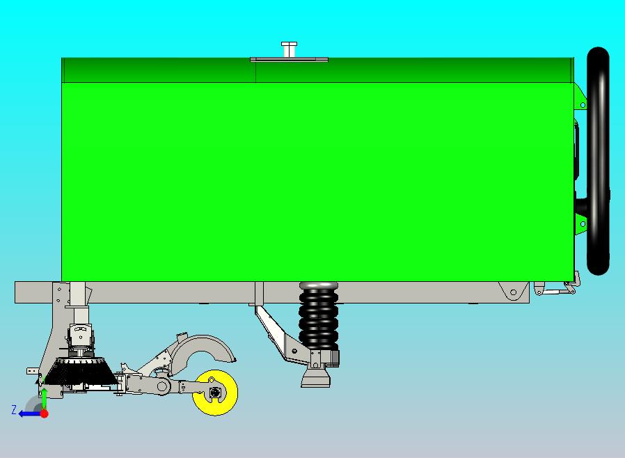 机械道路清扫地车
