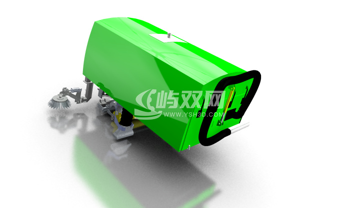 机械道路清扫地车