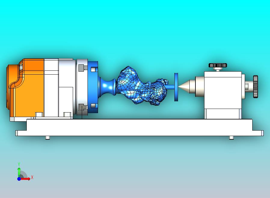 雕刻机铣床旋转工作台