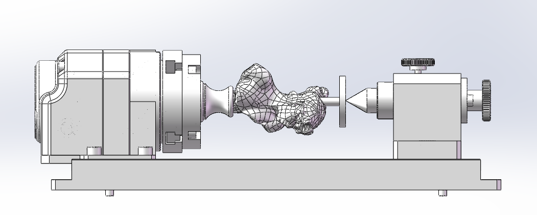 雕刻机铣床旋转工作台