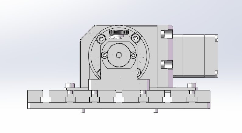 雕刻机铣床旋转工作台