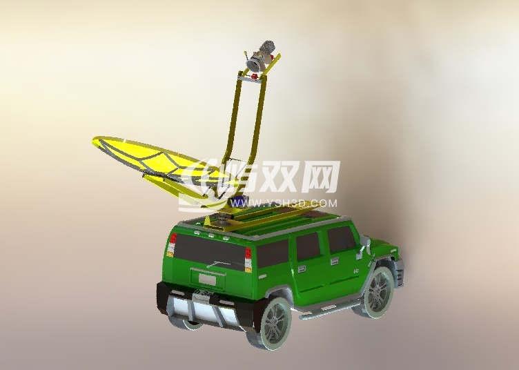 带雷达的悍马 H2