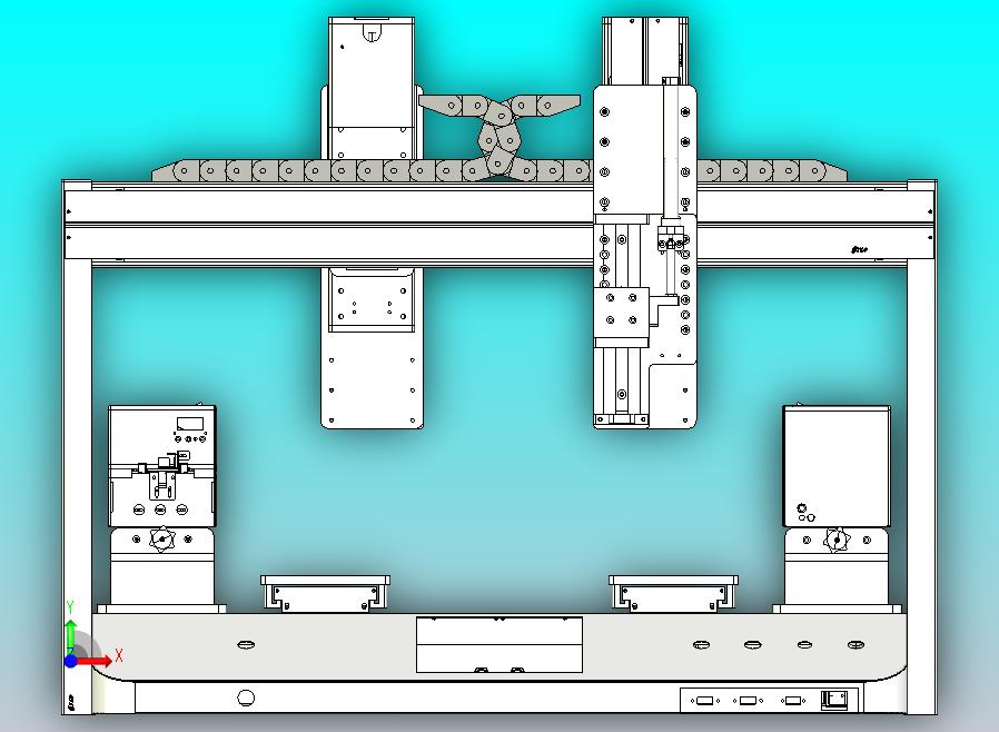 背靠背螺丝锁付机，XYZ三轴丝杆模组