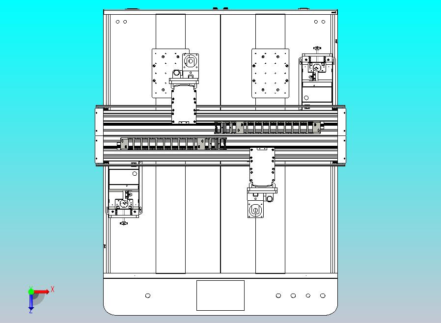 背靠背螺丝锁付机，XYZ三轴丝杆模组