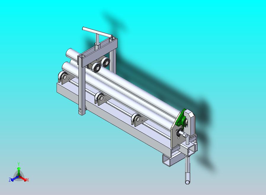 用于锥体钣金的滑辊