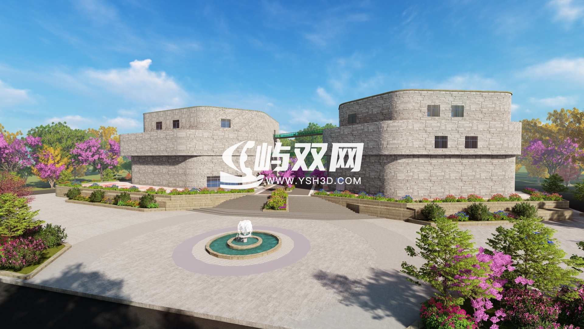 中型三层博物馆原创设计