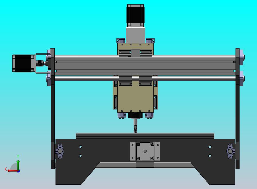 210-铝质三轴雕刻机