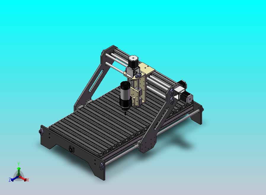 210-铝质三轴雕刻机