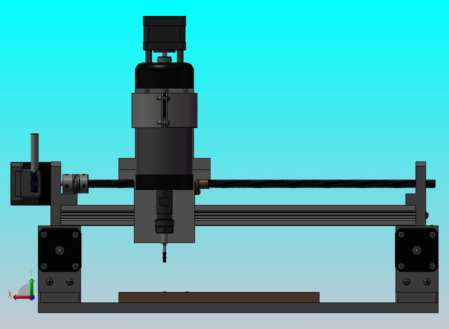 158-带有MG12线性导轨的小型雕刻机