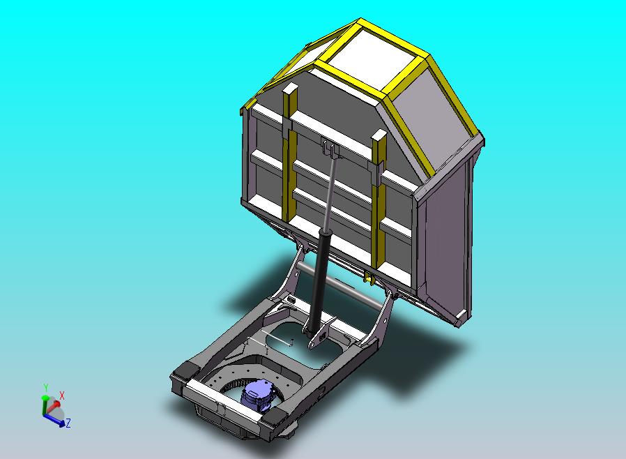 C30R-3TV车厢转向装置组装