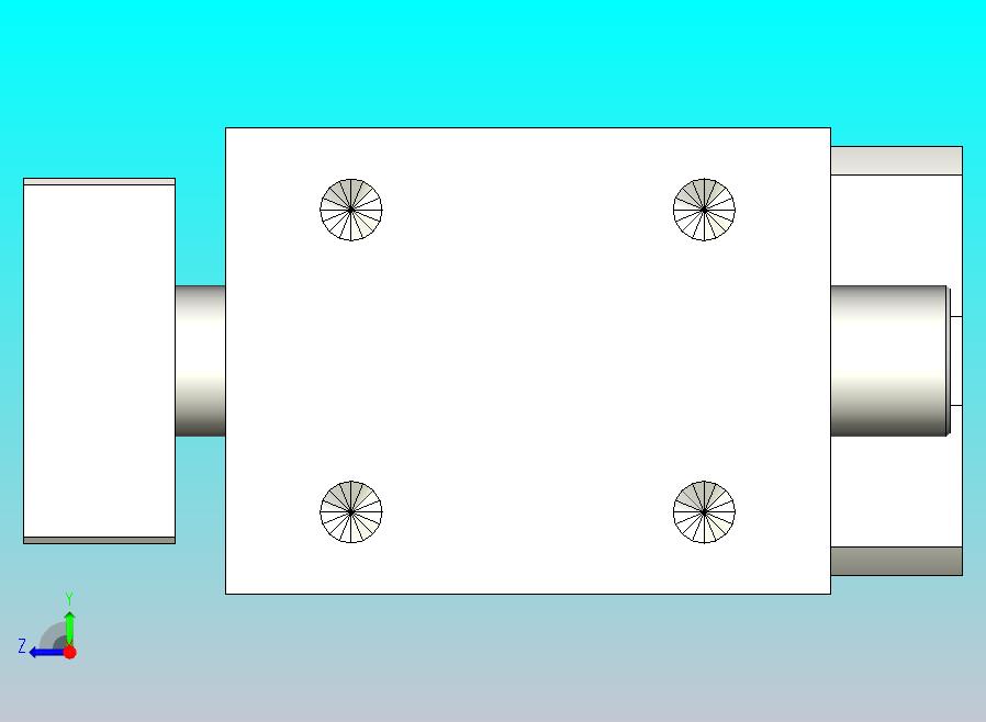 旋转夹持气缸附滑轨型双轴气缸3D-JCB20x10-S
