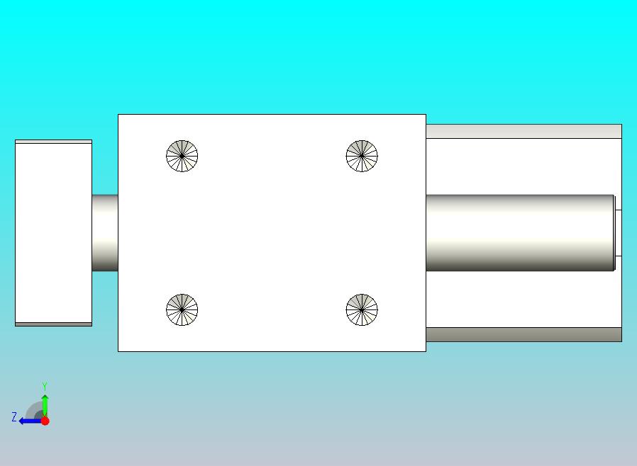 旋转夹持气缸附滑轨型双轴气缸3D-JCB20x30-S