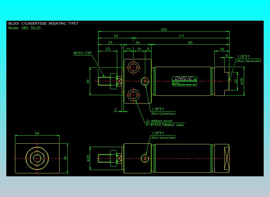 笔型缸不锈钢气缸2D-DBS30x25
