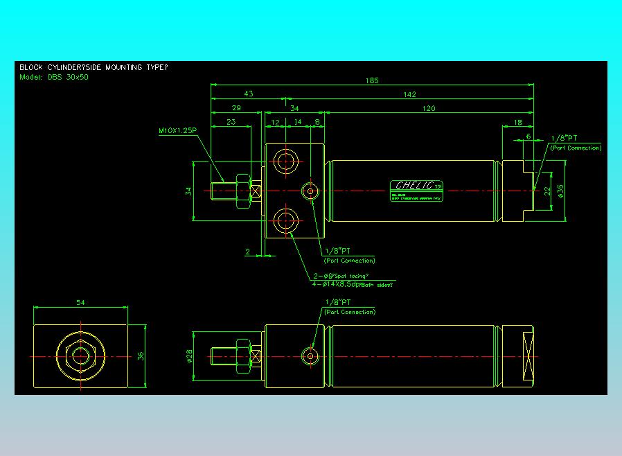 笔型缸不锈钢气缸2D-DBS30x50