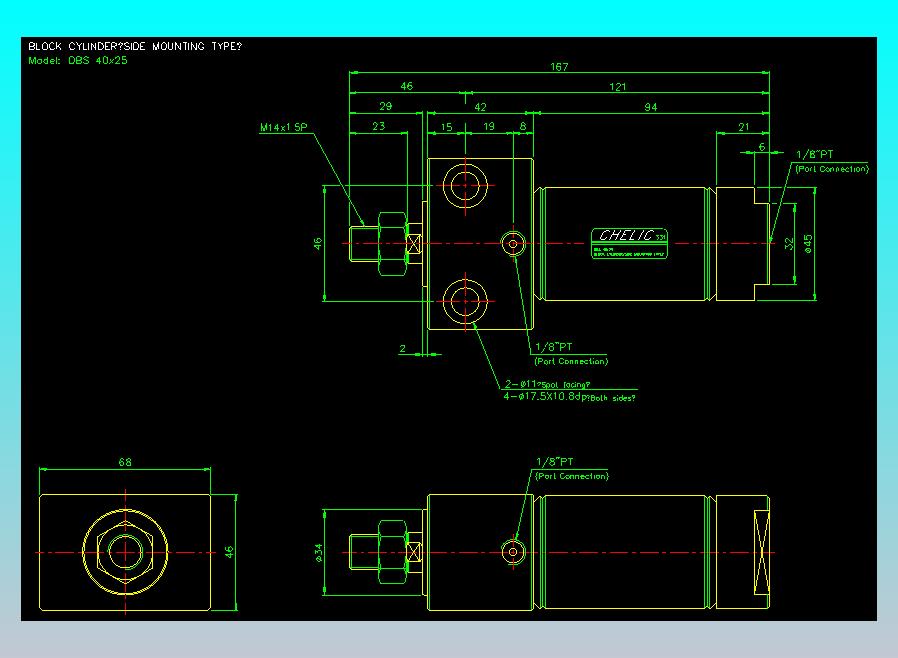 笔型缸不锈钢气缸2D-DBS40x25