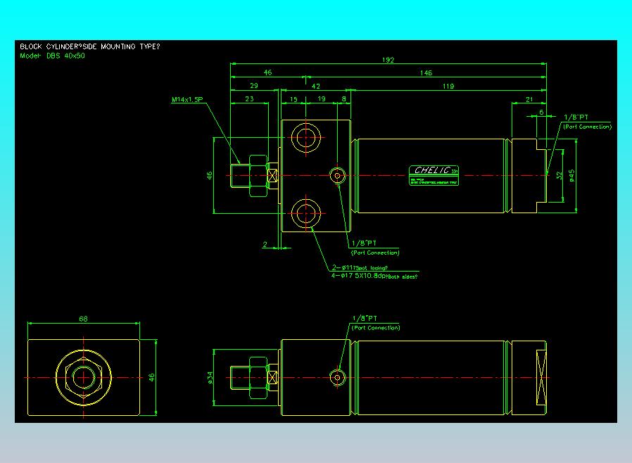 笔型缸不锈钢气缸2D-DBS40x50
