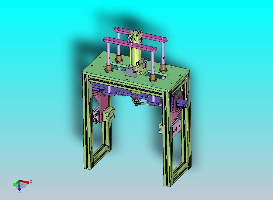 夹紧翻转180°机构
