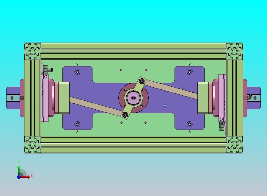 夹紧翻转180°机构