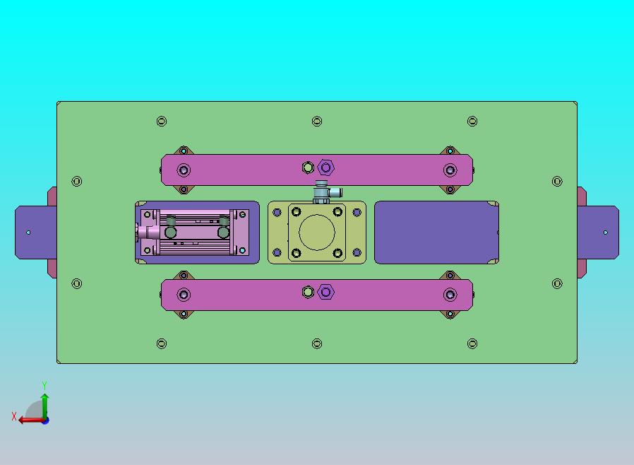 夹紧翻转180°机构