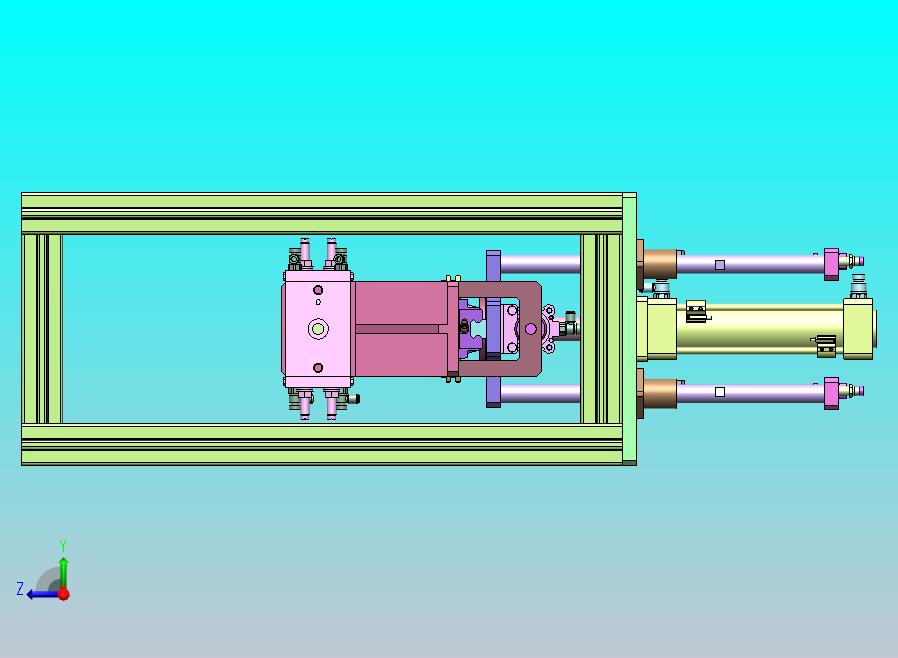 夹紧翻转180°机构