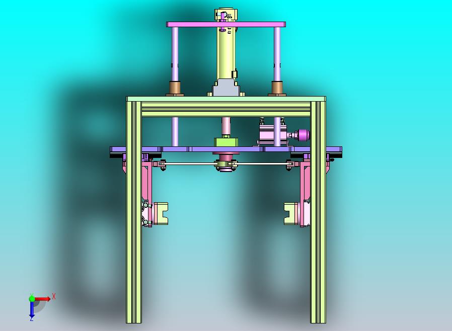 夹紧翻转180°机构