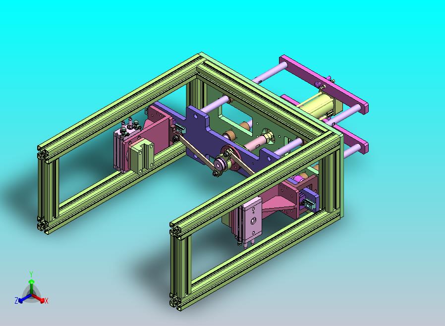 夹紧翻转180°机构