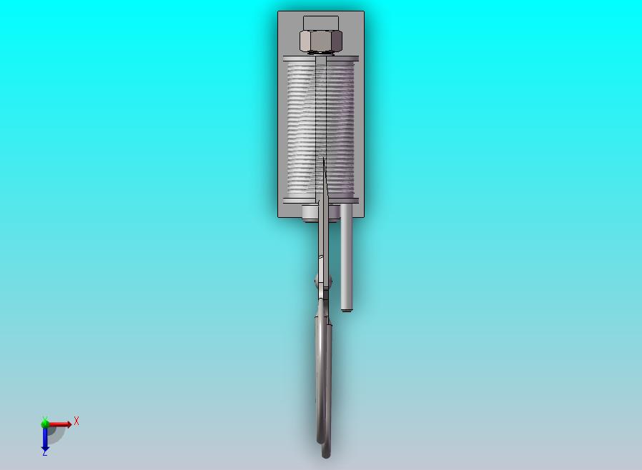 康铜丝绕线轮3D模型