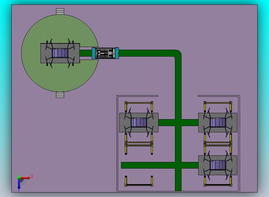 无人机库与AGV搬运系统构成全自动无人巡检解决方案