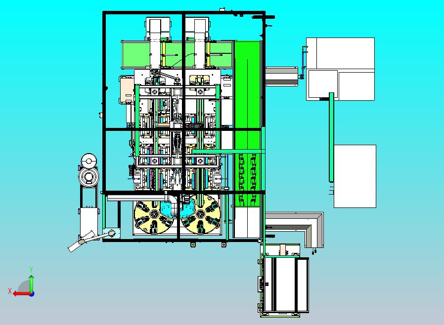 SUV汽车前悬副车架总成装配生产线